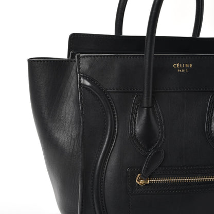 Celine Smooth Calfskin Micro Luggage Black 17 of 17