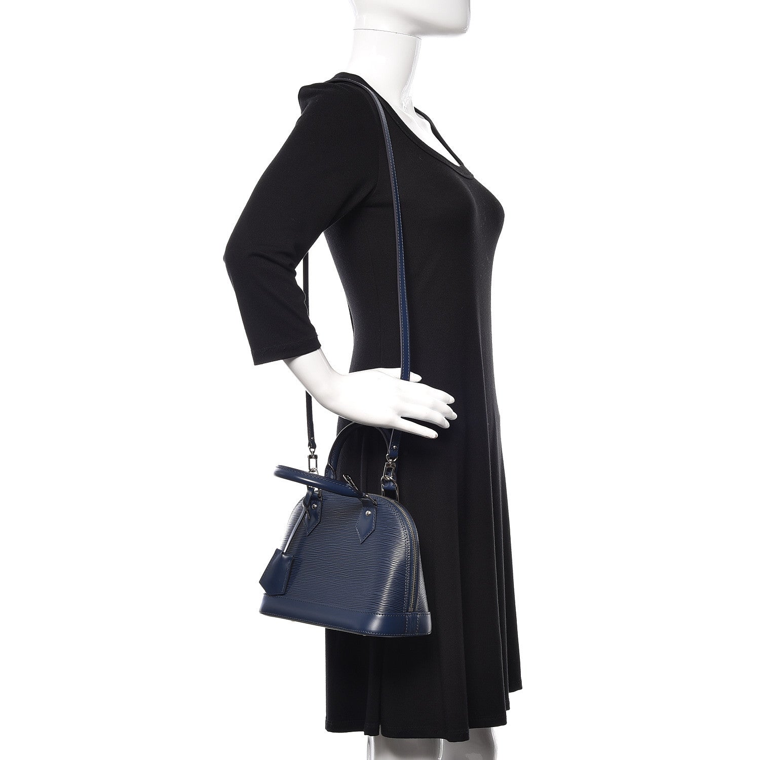 Louis Vuitton Epi Alma BB Indigo 2 of 9