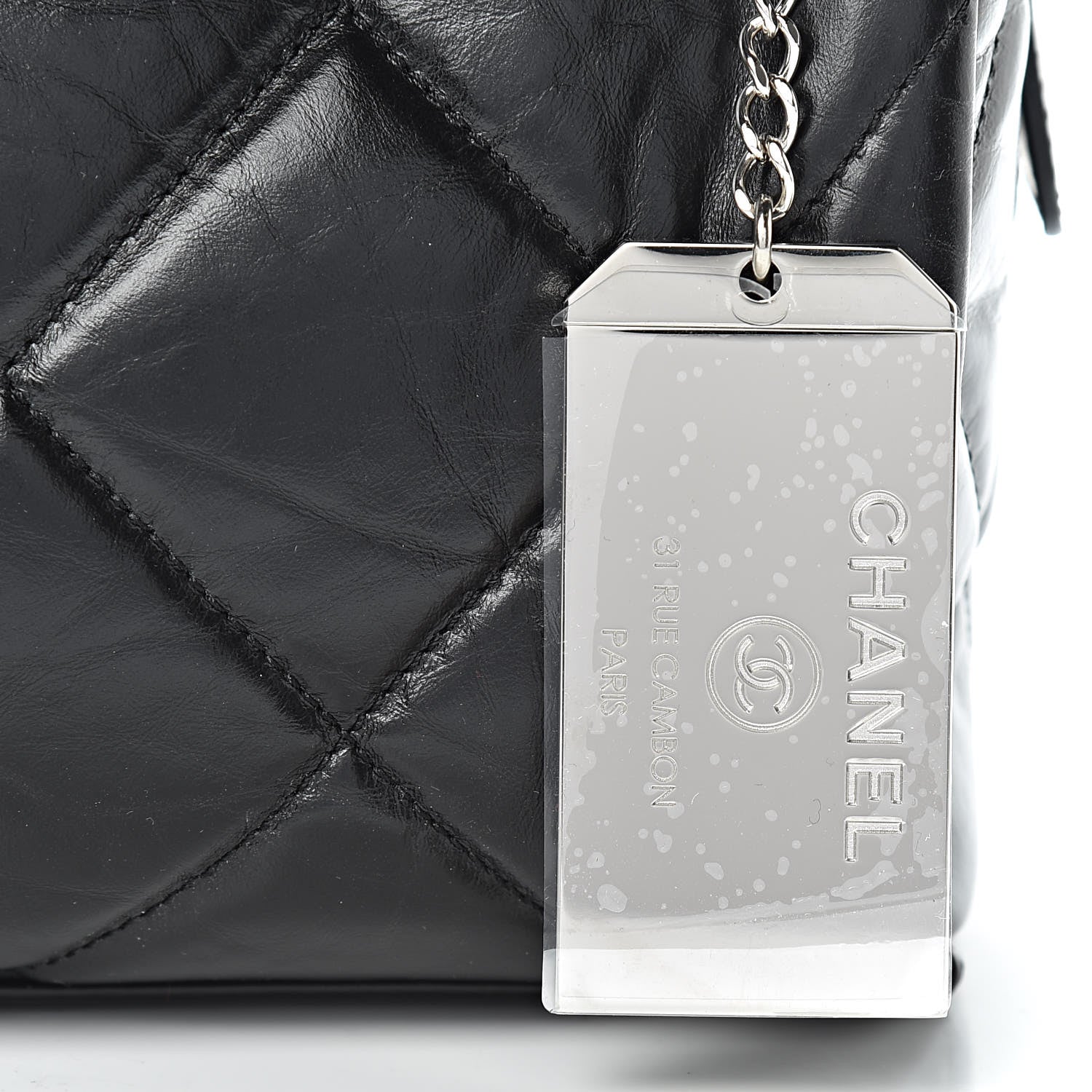 Chanel Calfskin Small Bowling Bag Black 8 of 12