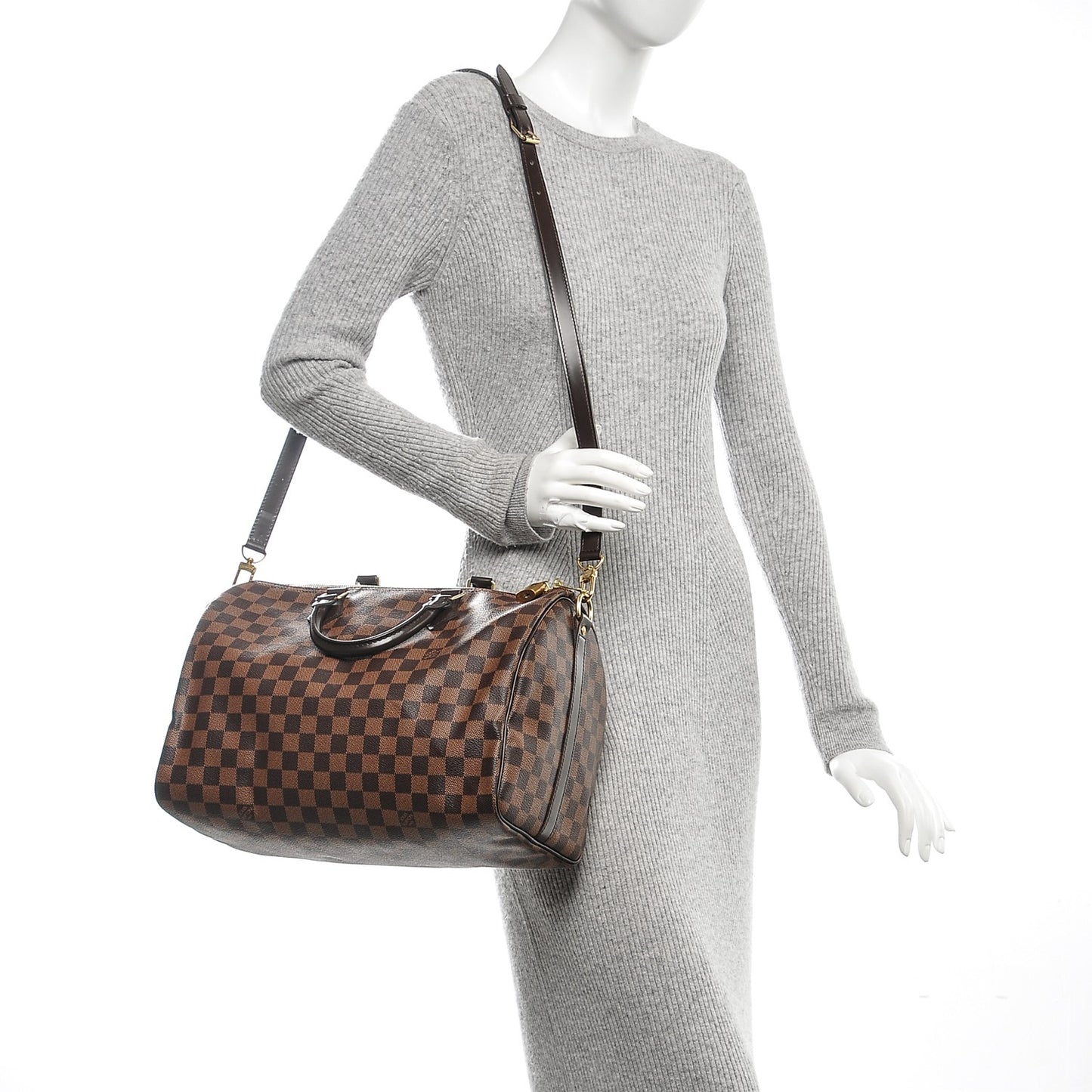 Damier Ebene Speedy Bandouliere 35