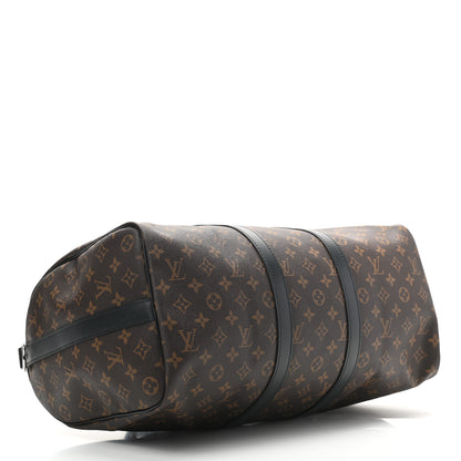 Louis Vuitton Monogram Macassar Keepall Bandouliere 45 4 of 9