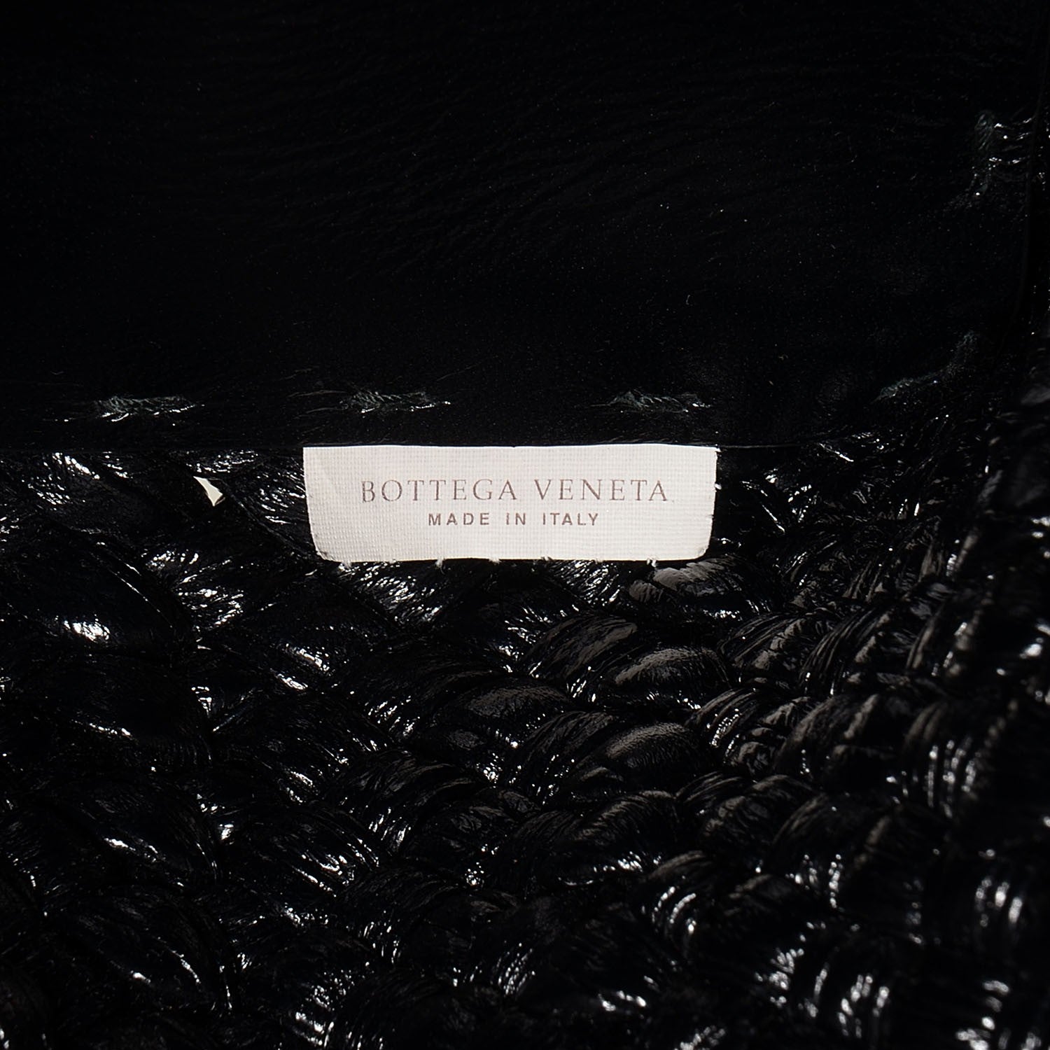 Bottega Veneta Vernice Lambskin Python Tote Nero Black 5 of 7