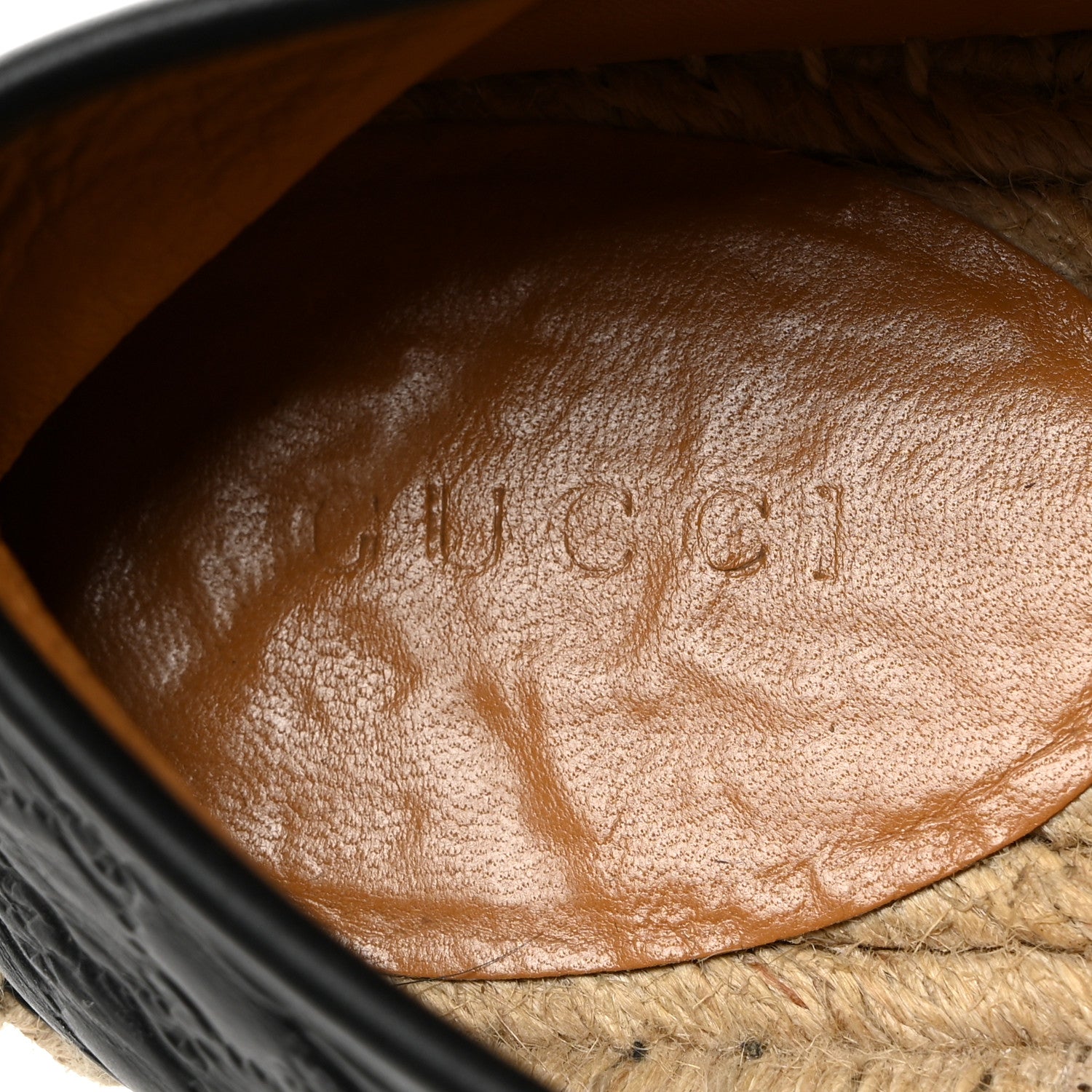 Gucci Microguccissima Signature Espadrilles 36 Black 8 of 9