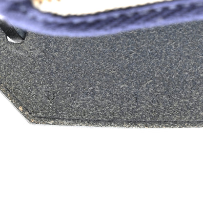 Hermes Vache Hunter Toile H Brides de Gala Herbag Zip Retourne 31 PM Bleu De France Ecru Black 9 of 12