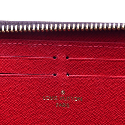 Louis Vuitton Damier Ebene Clemence Wallet Cherry 4 of 4