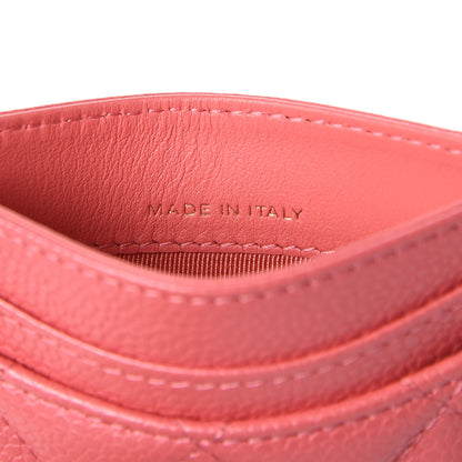 Chanel Caviar Quilted Card Holder Pink 6 of 9