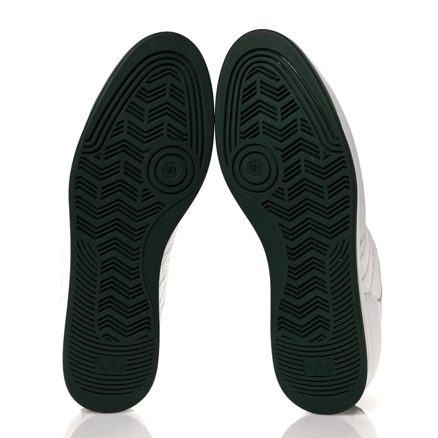 Gucci Calfskin Nylon Mens Low Top Sneaker 8.5 White 5 of 8