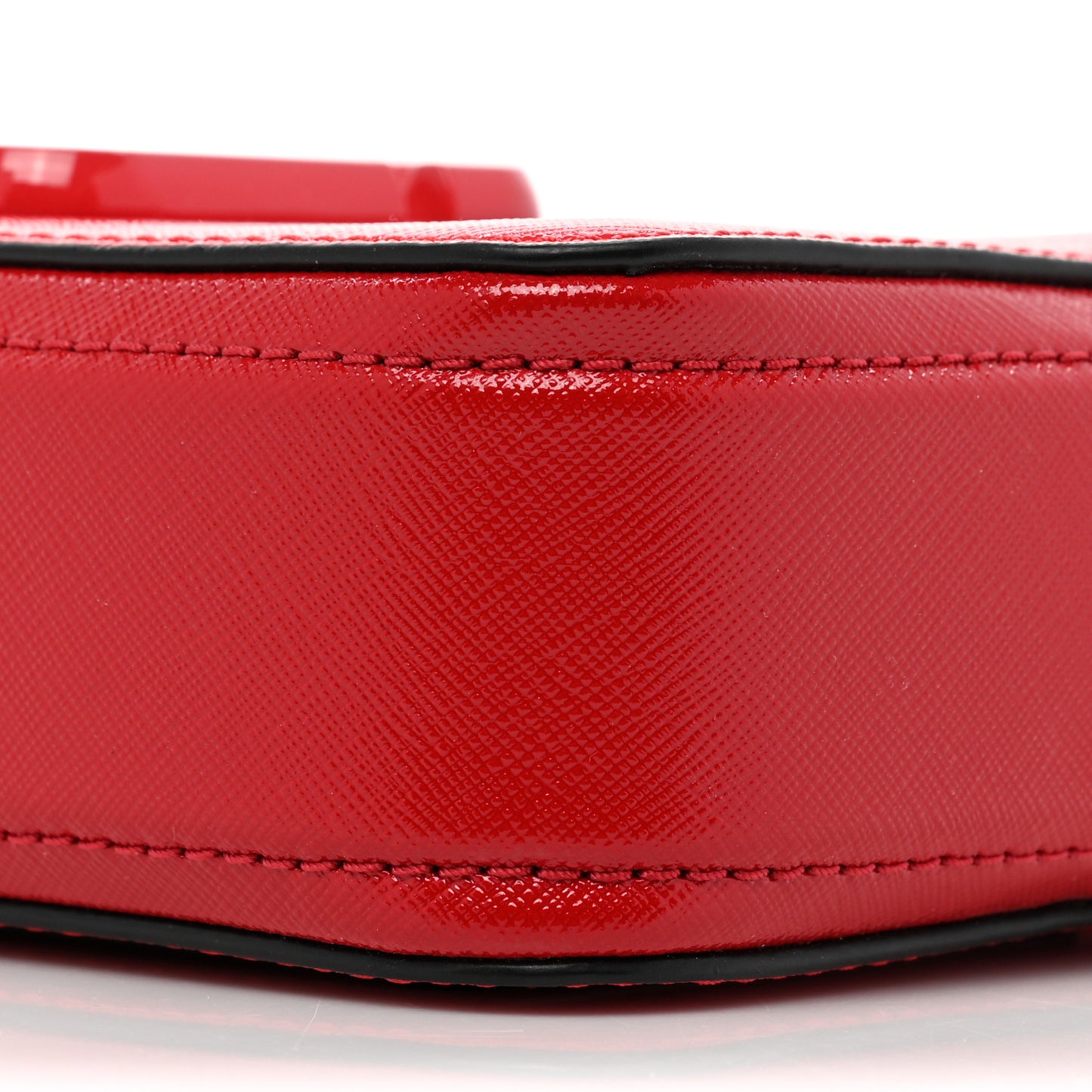 Saffiano Small Snapshot Camera Bag Red Beige