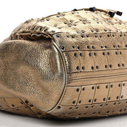 Burberry Prorsum Calfskin Large Studded Warrior Gold 7 of 9