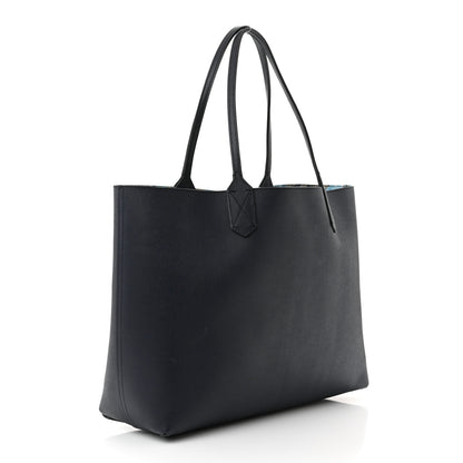 Gucci GG Supreme Monogram Blooms Medium Reversible Tote Beige Blue Navy 5 of 20