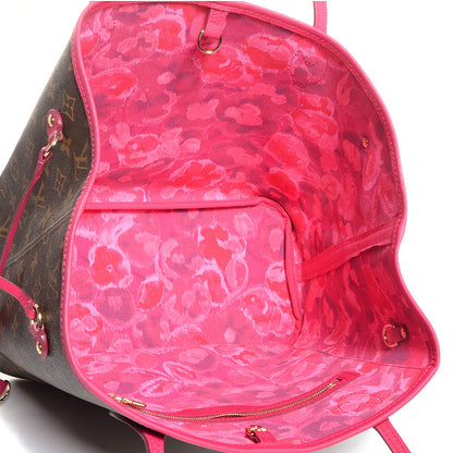 Louis Vuitton Monogram Articles de Voyage Ikat Neverfull MM Rose Indien 5 of 7