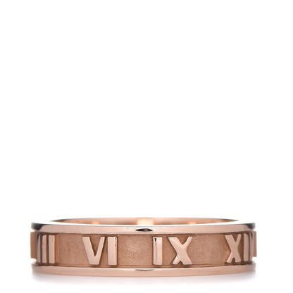 Tiffany 18K Rose Gold Atlas Band Ring 48 4.5 1 of 5