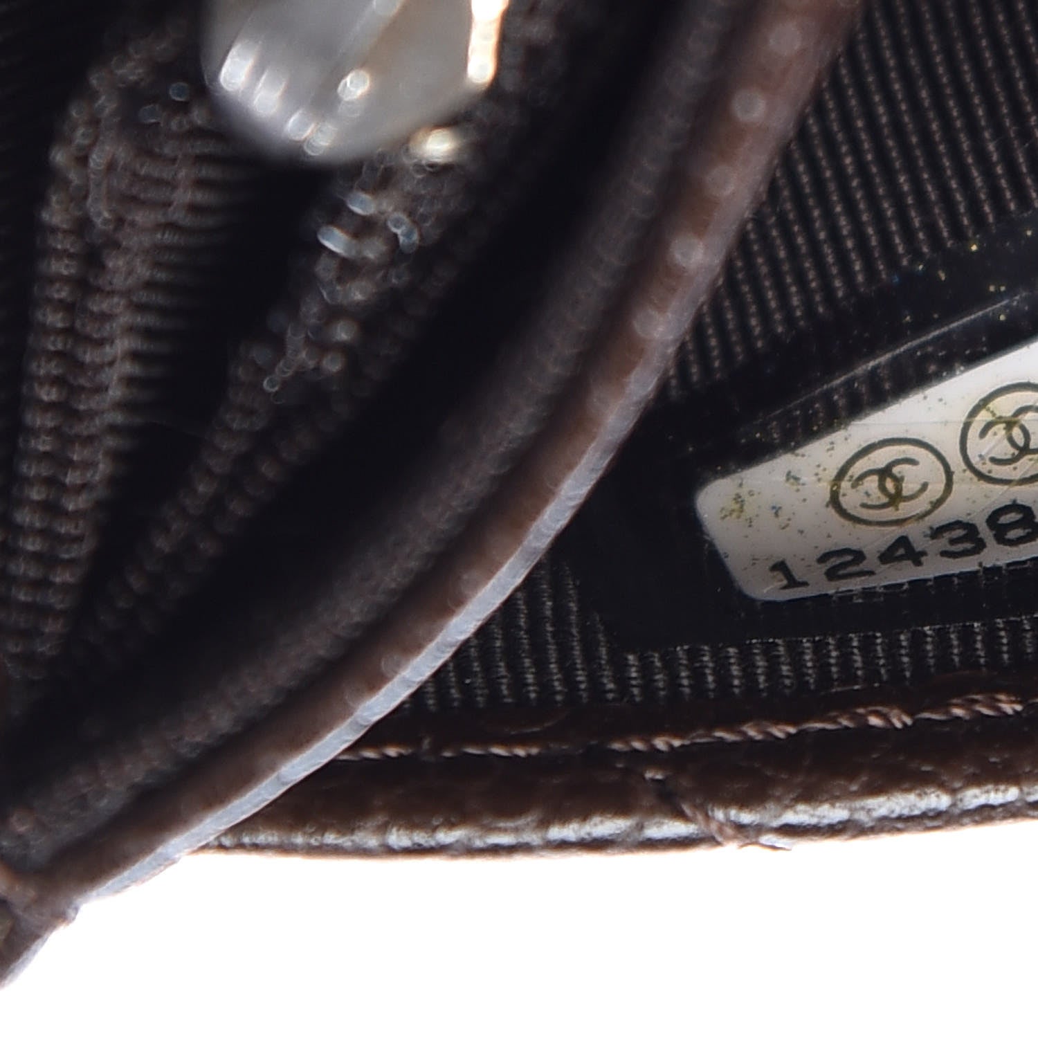 Chanel Caviar Quilted Small Flap Wallet Brown 8 of 9
