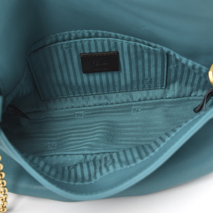 Fendi Vitello Flamingo Enamel Fendista Pouchette Crossbody Lago 5 of 10