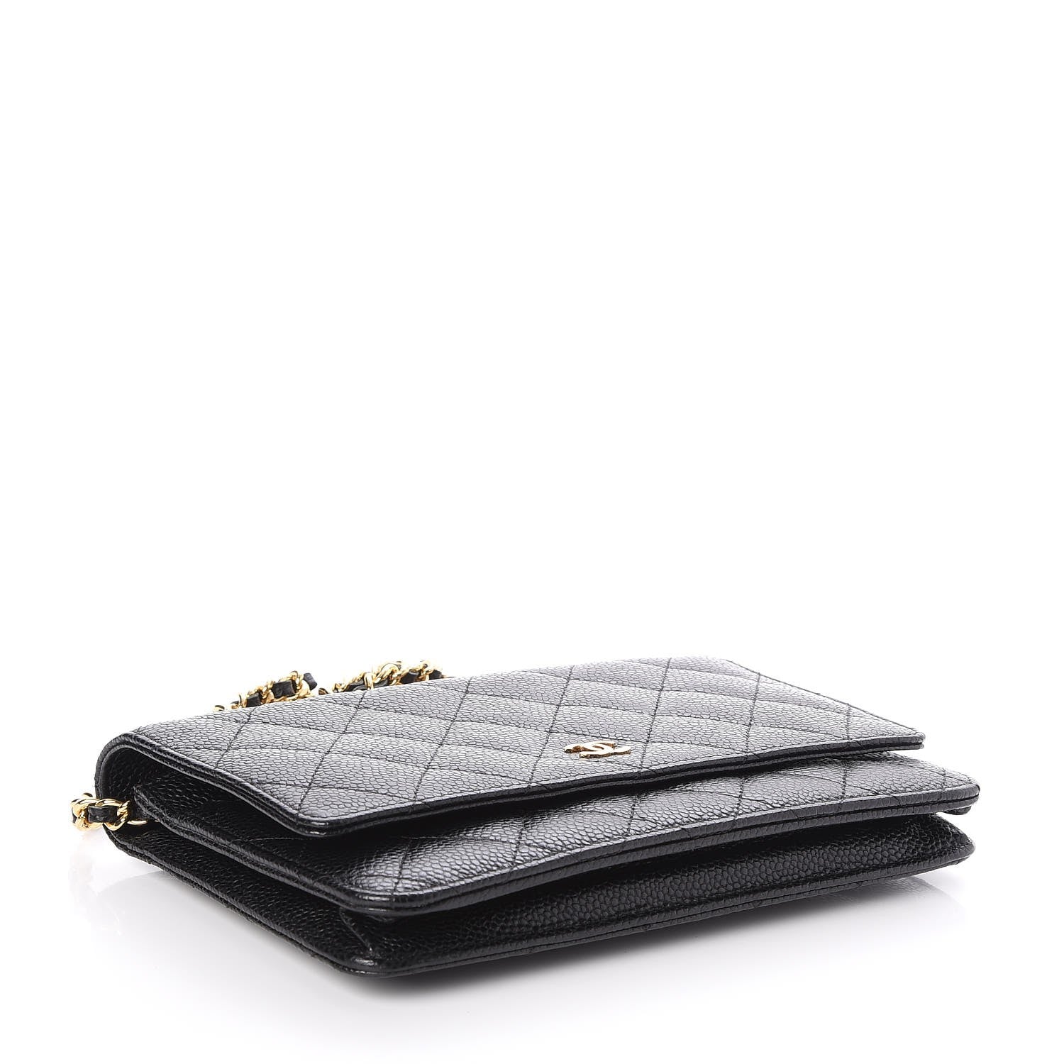 Chanel Caviar Quilted Wallet On Chain WOC Black 4 of 8