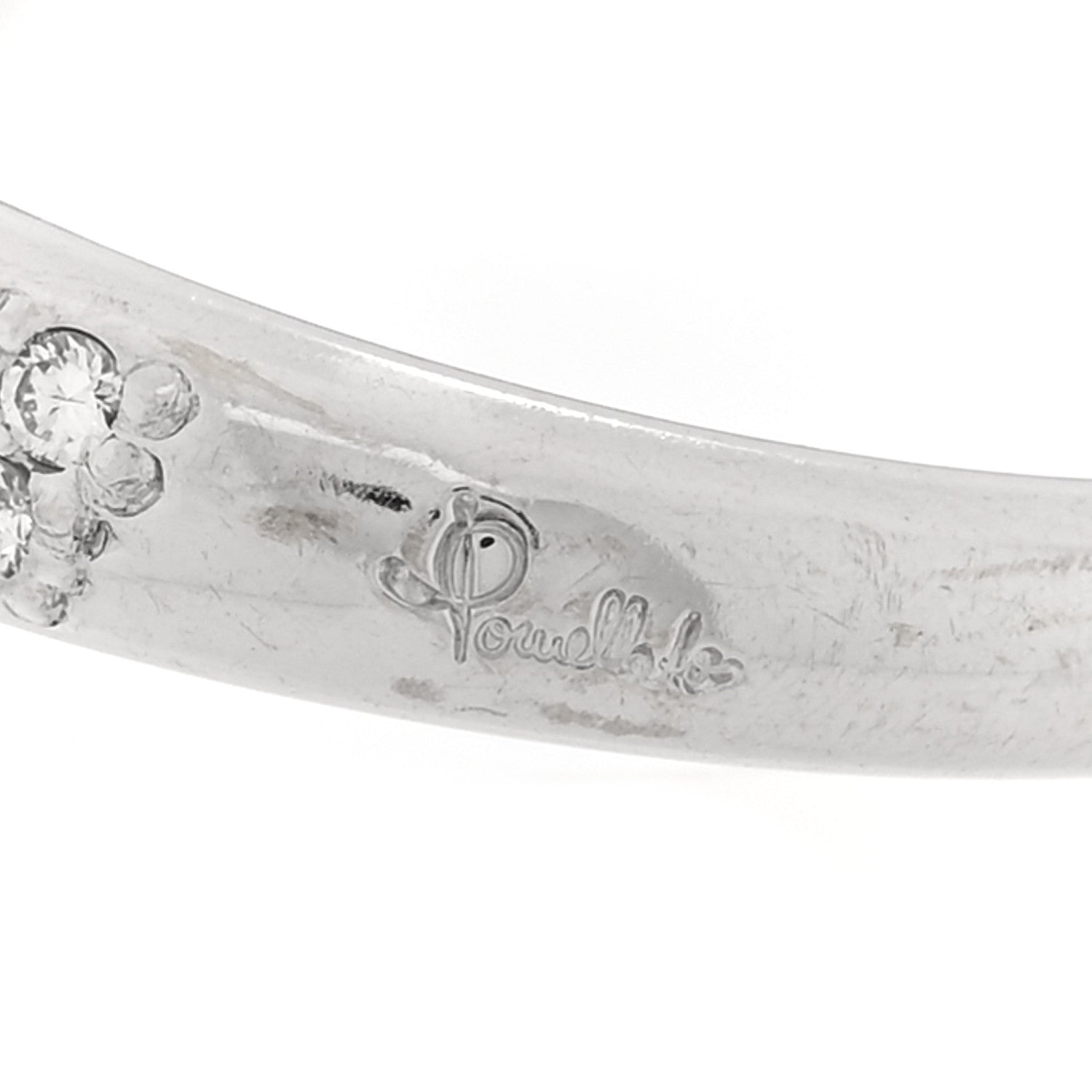 Pomellato 18K White Gold Diamond Turquoise Capri Ring 52 6 4 of 4