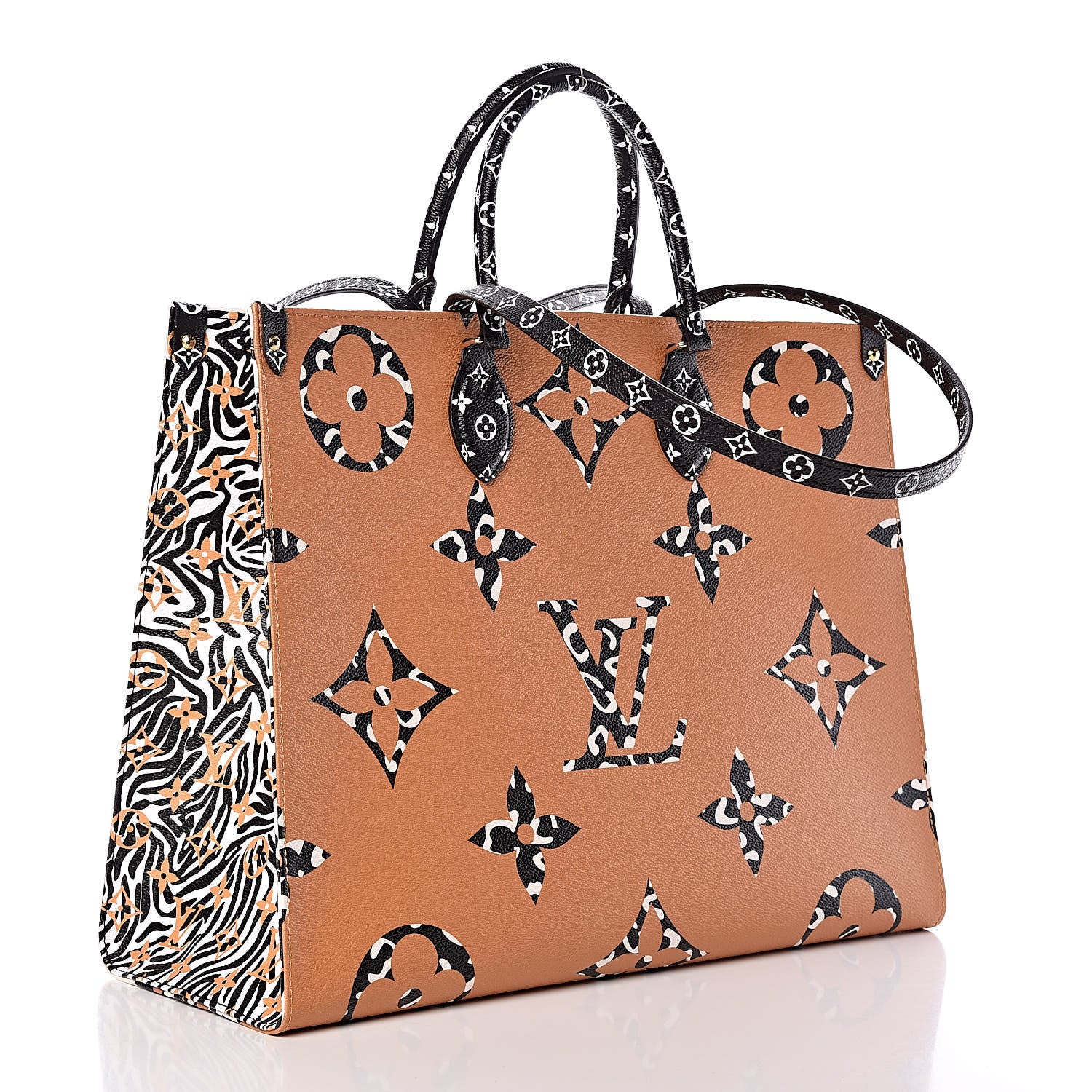 Louis Vuitton Monogram Giant Jungle Onthego GM Ivory 3 of 10