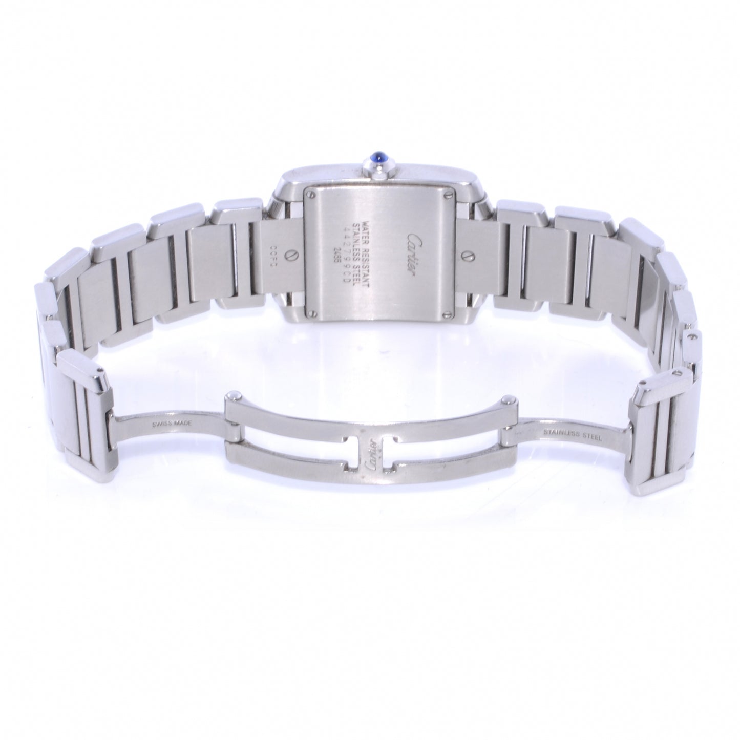 Stainless Steel 25mm Tank Francaise Quartz Watch