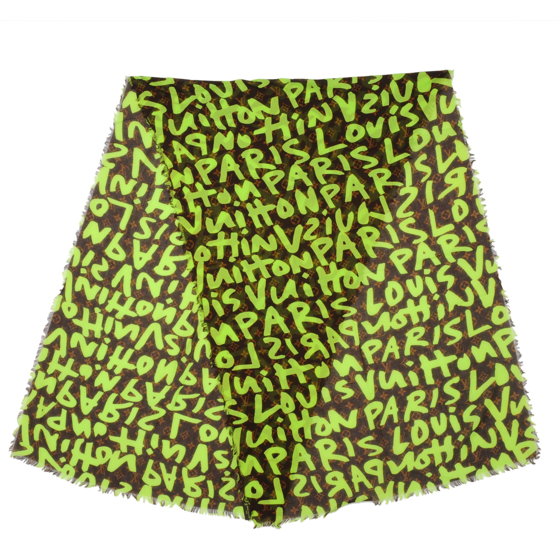 Louis Vuitton Cotton Graffiti Green 1 of 5