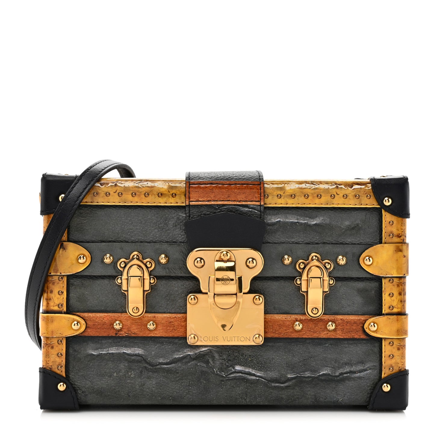 Canvas Calfskin Transformed Monogram Petite Malle