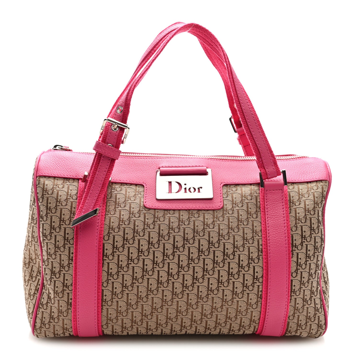 Christian Dior Monogram Street Chic Boston Pink Beige 1788006