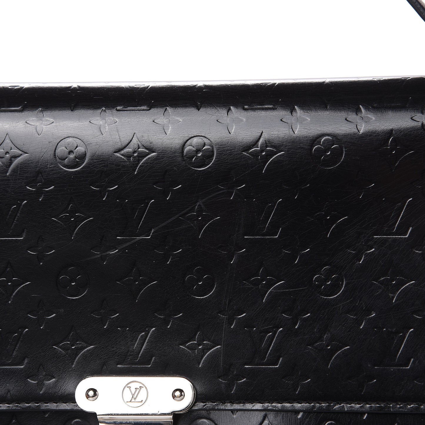 Monogram Glace Anouchka Pochette GM Black