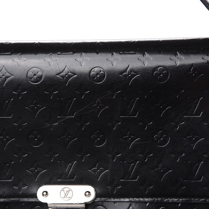 Louis Vuitton Monogram Glace Anouchka Pochette GM Black 13 of 19