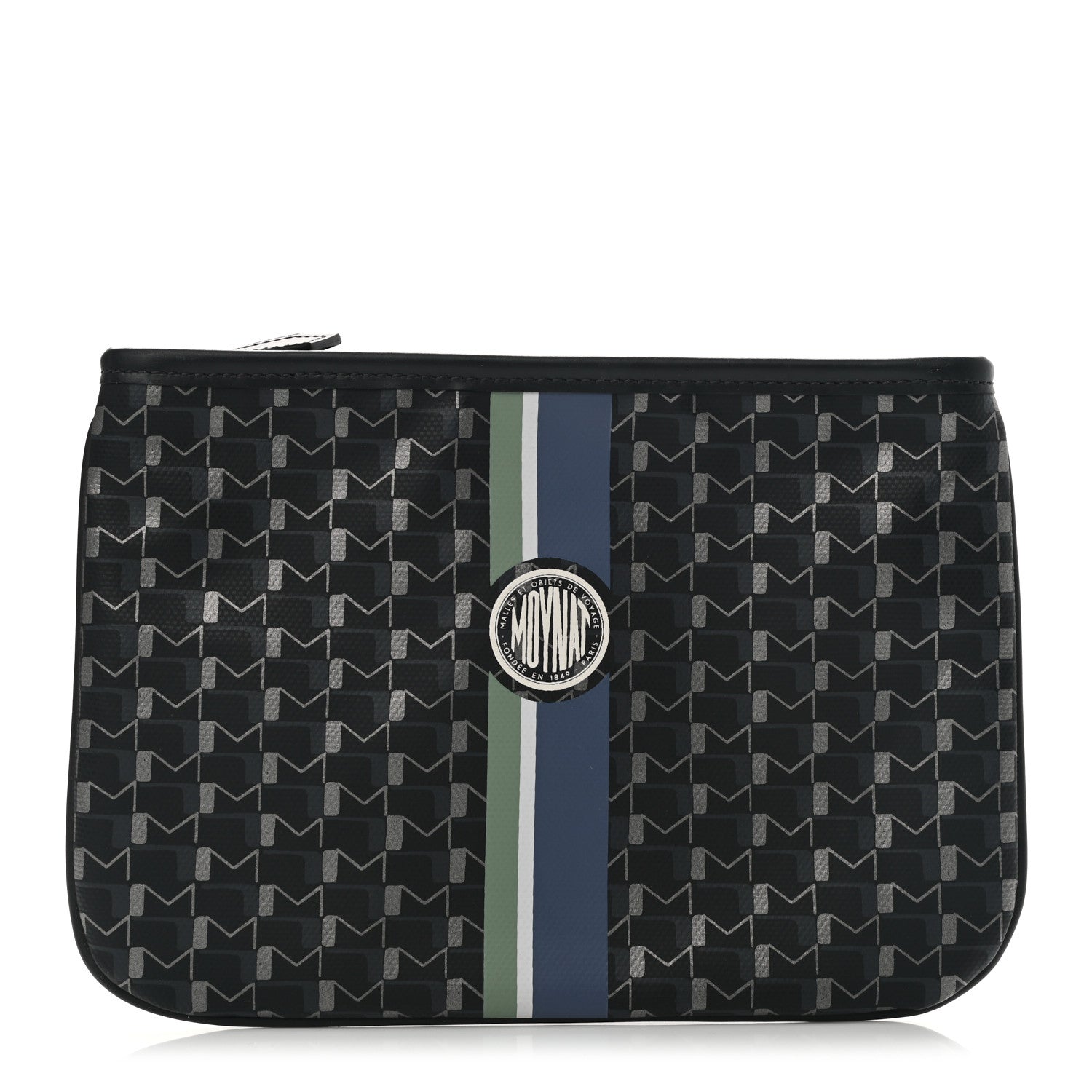Moynat Toile 1920 Oh! Trousse Pm Pouch Carbon Silver 1 of 7
