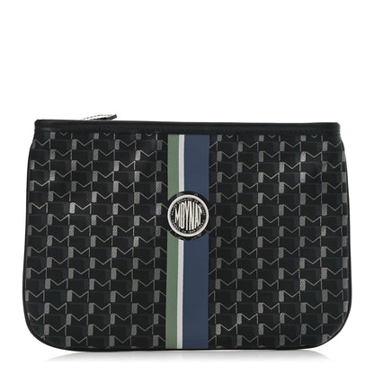 Moynat Toile 1920 Oh! Trousse Pm Pouch Carbon Silver 1 of 7