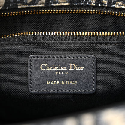 Christian Dior Oblique 30 Montaigne Chain Flap Bag Blue 6 of 10