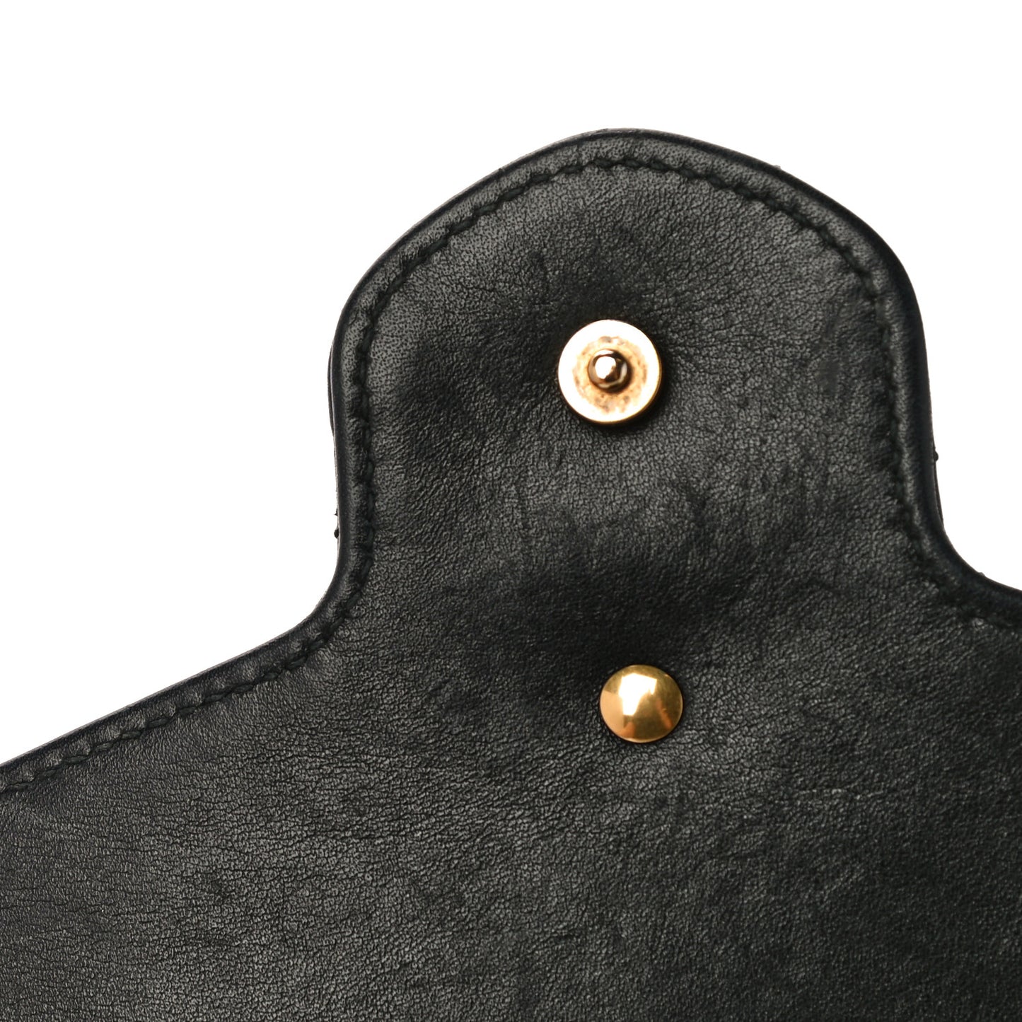 Calfskin Matelasse GG Marmont Chain Wallet Black