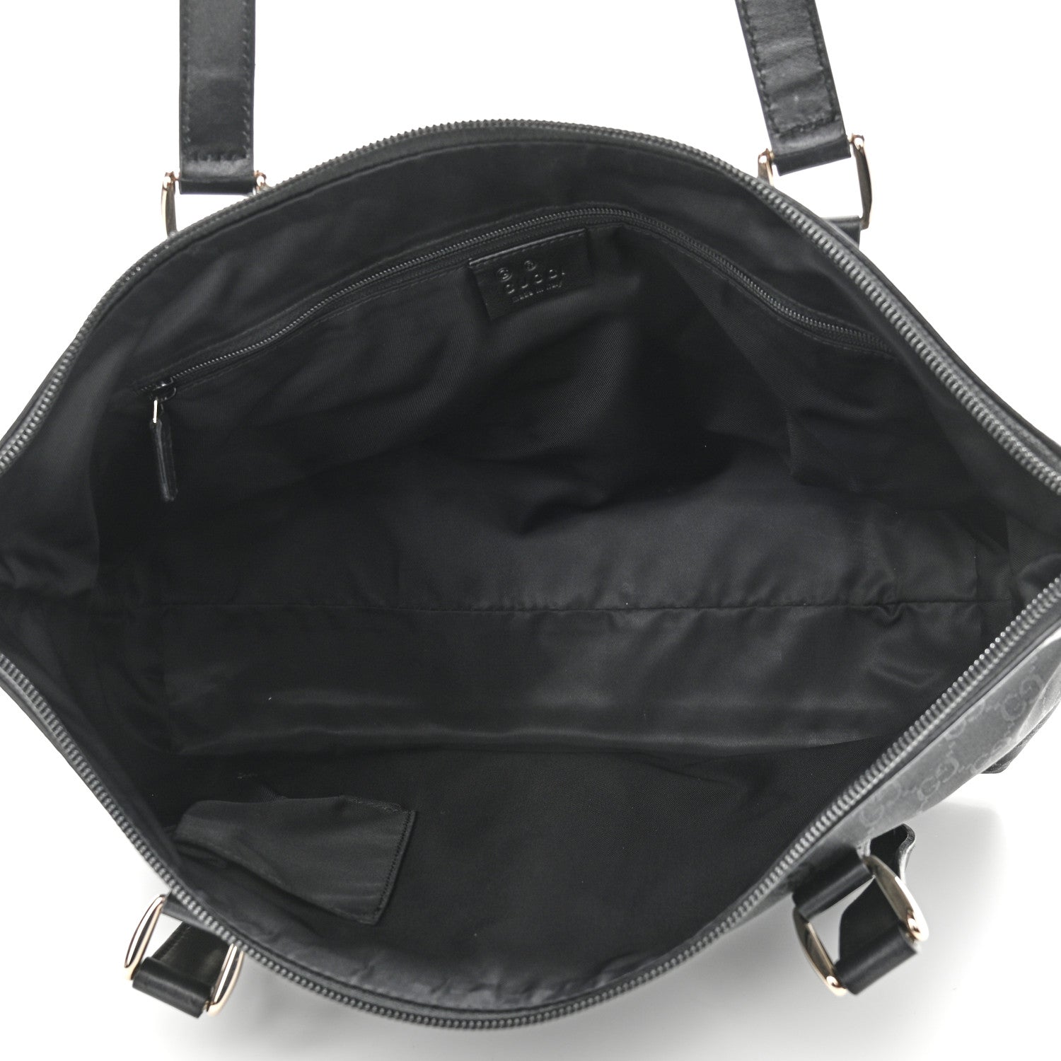 Gucci Nylon Monogram Medium Abbey Tote Black 4 of 11
