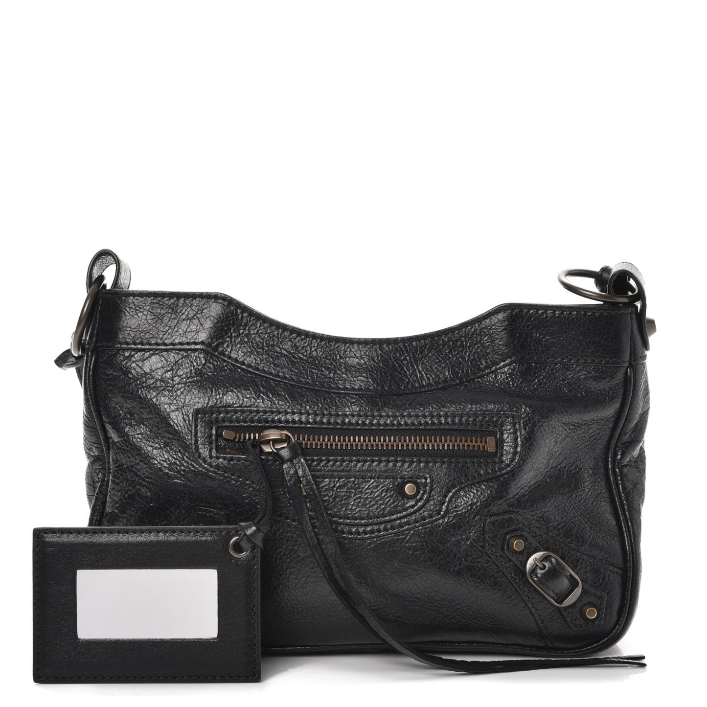Agneau Classic Hardware Hip Black