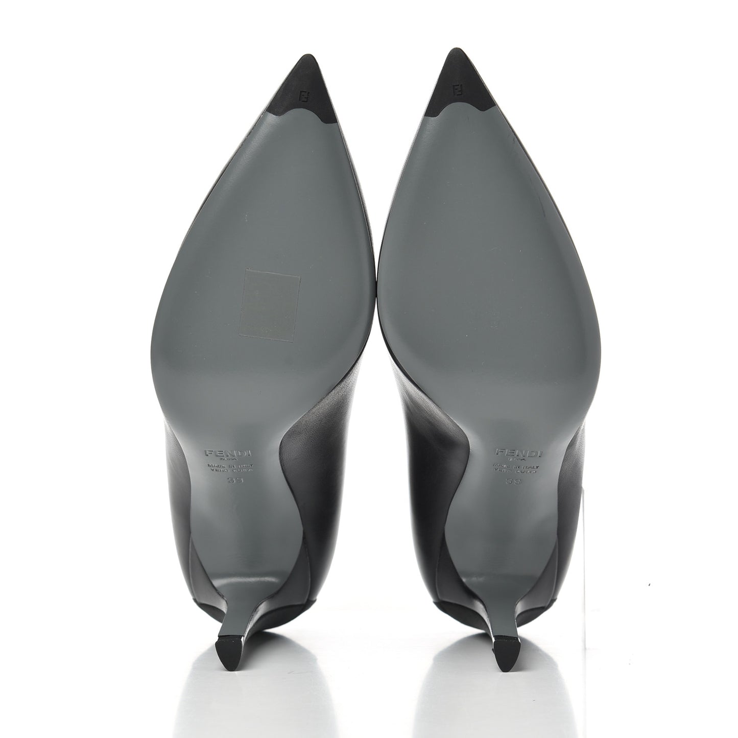 Calfskin Grosgrain Pumps 39 Black
