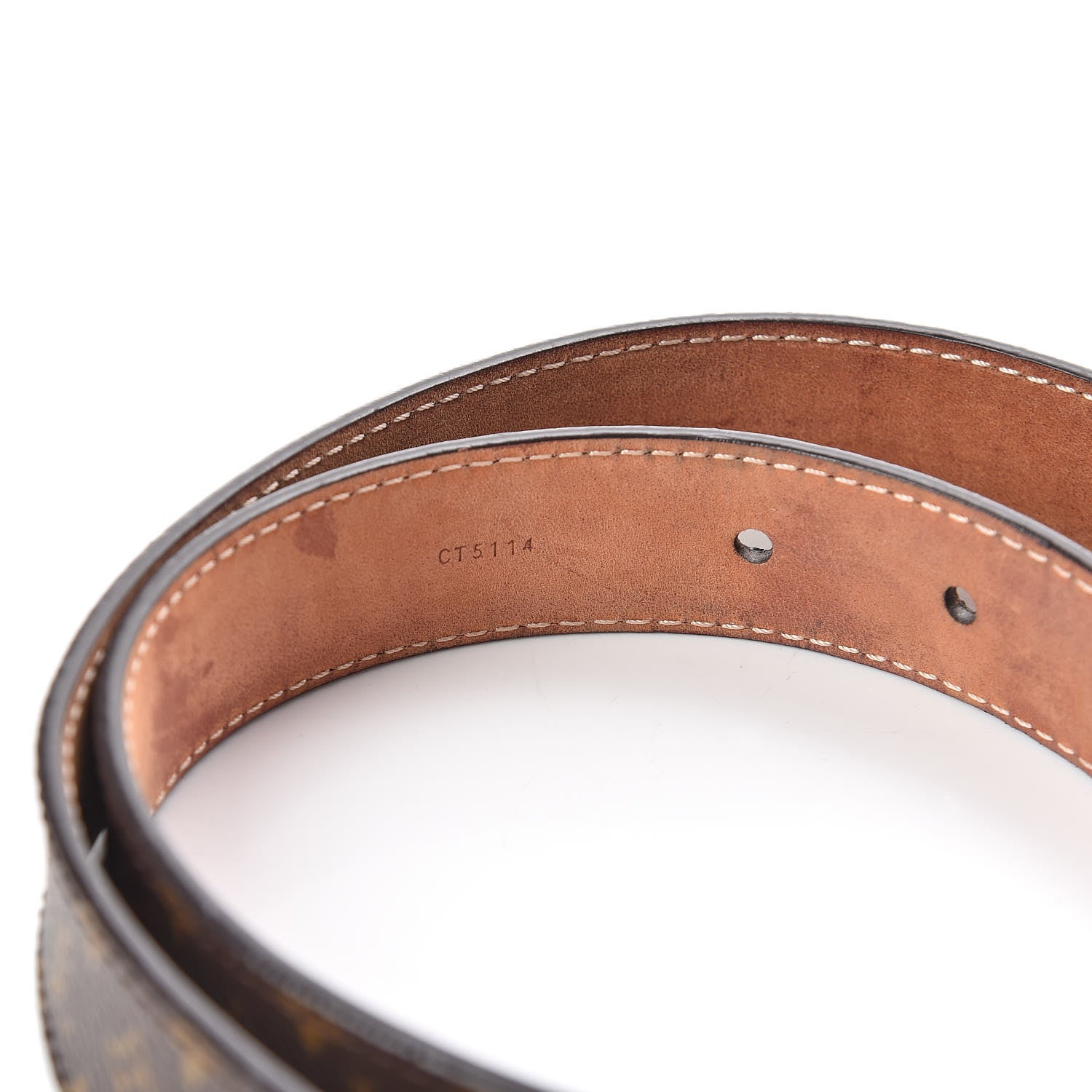 Louis Vuitton Monogram LV Initiales Belt 75 30 5 of 8