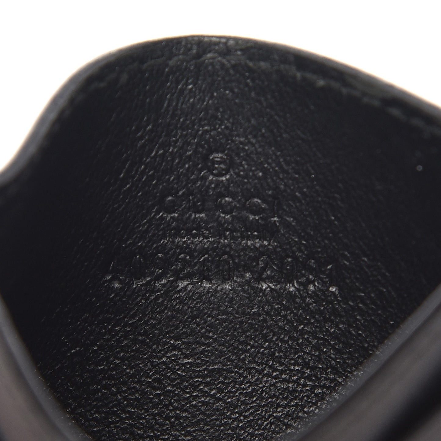 GG Supreme Monogram Card Holder Black Grey