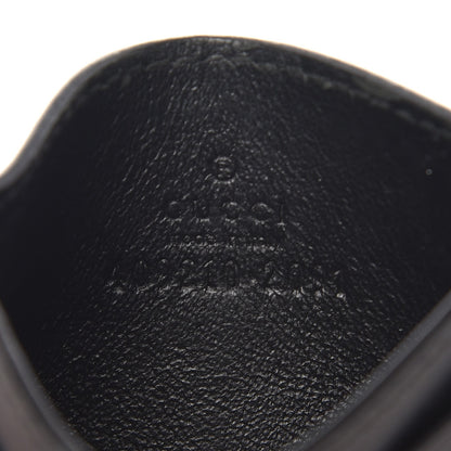 Gucci GG Supreme Monogram Card Holder Black Grey 6 of 6