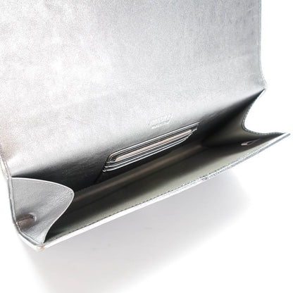 Jimmy Choo Lame Glitter Maia Clutch Grey 5 of 7