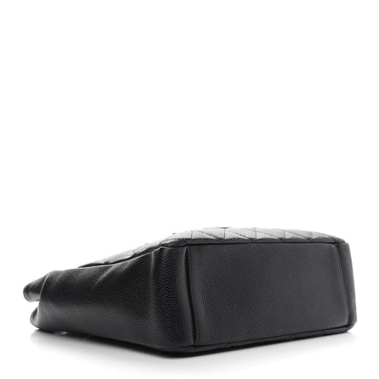 Chanel Caviar Quilted Petit Shopping Tote PST Black 4 of 9