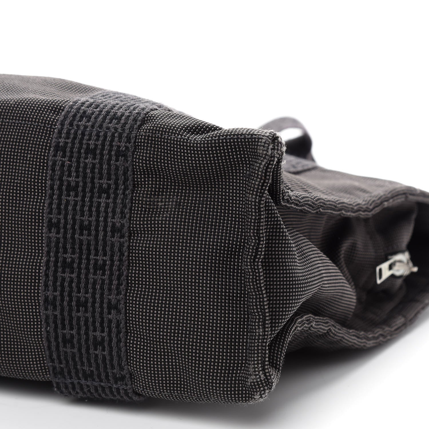 Hermes Canvas Herline Backpack Grey 8 of 8