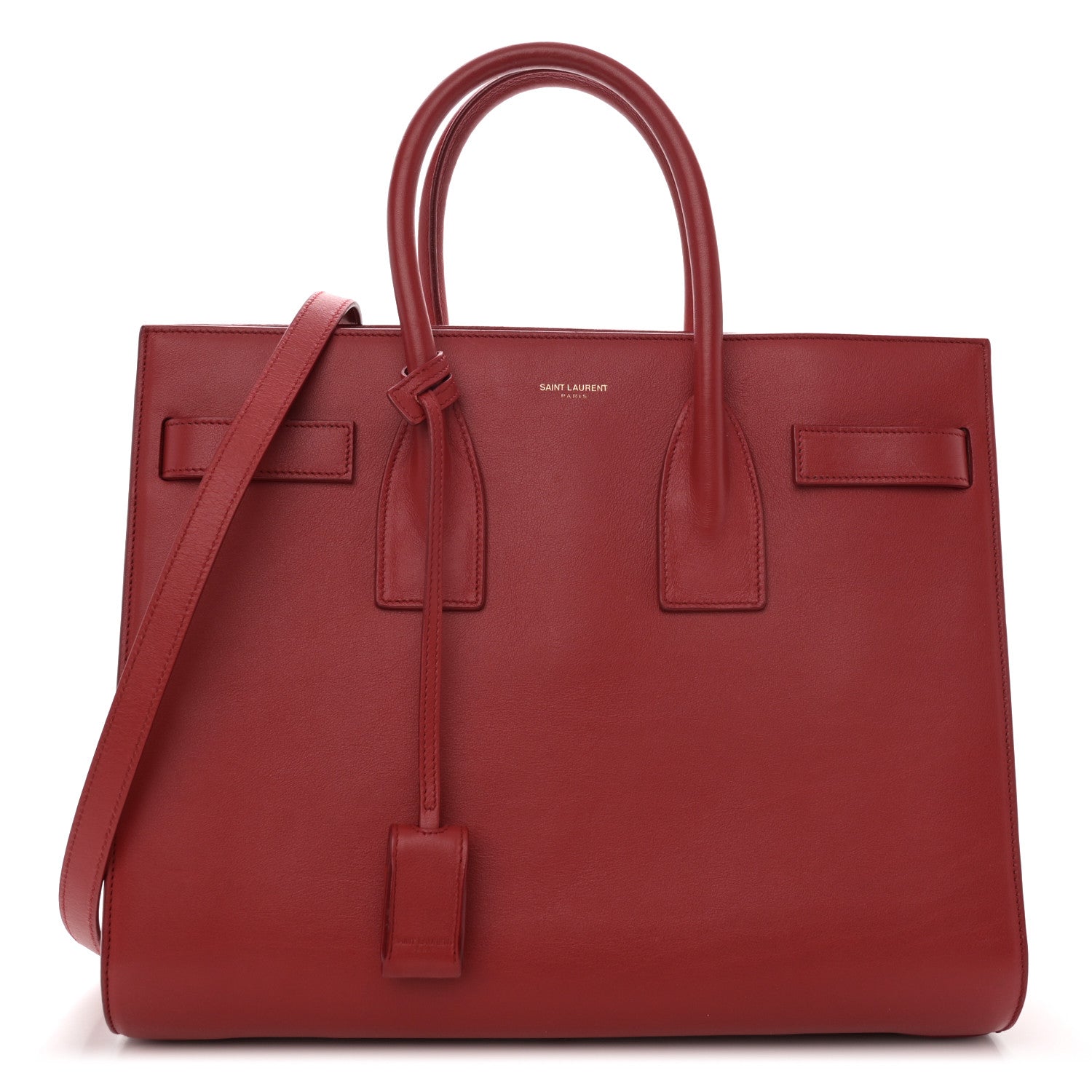 Saint Laurent Calfskin Small Sac De Jour Rouge Orient 1 of 13
