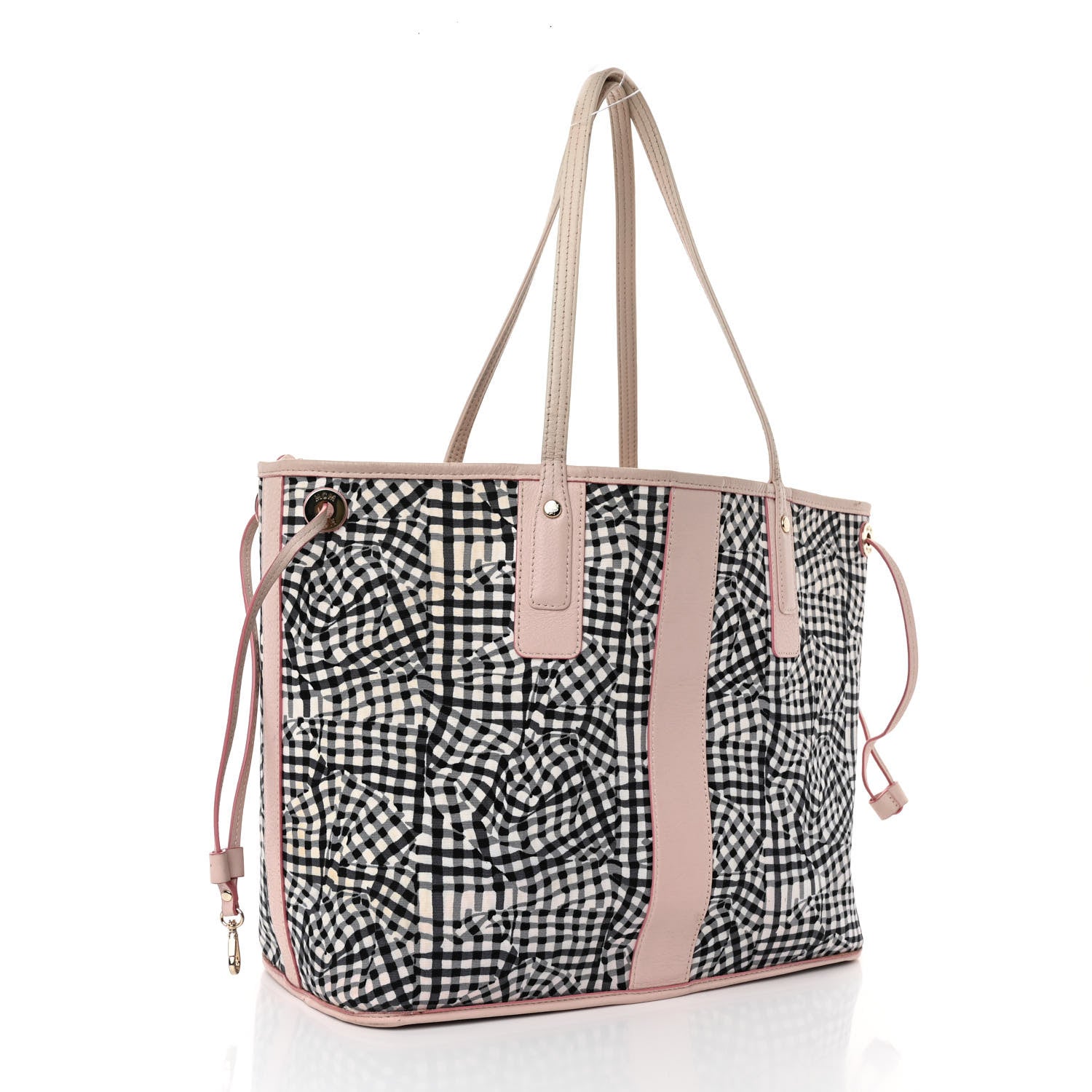 MCM Visetos Medium Liz Reversible Shopper Tote Soft Pink 7 of 21