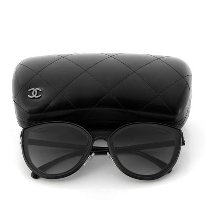 Chanel Cat Eye Sunglasses 4222 Black 7 of 7