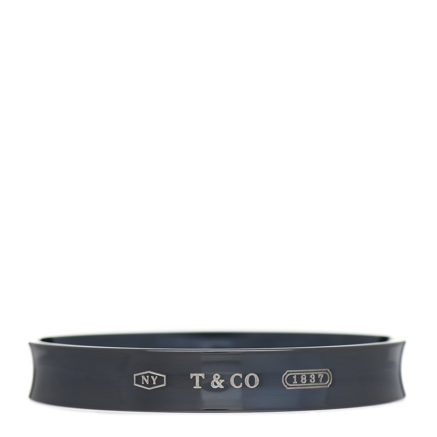 Tiffany Titanium 1837 Bangle Bracelet 1 of 4
