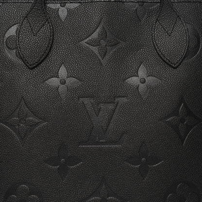 Louis Vuitton Empreinte Monogram Giant Neverfull MM Black 7 of 9