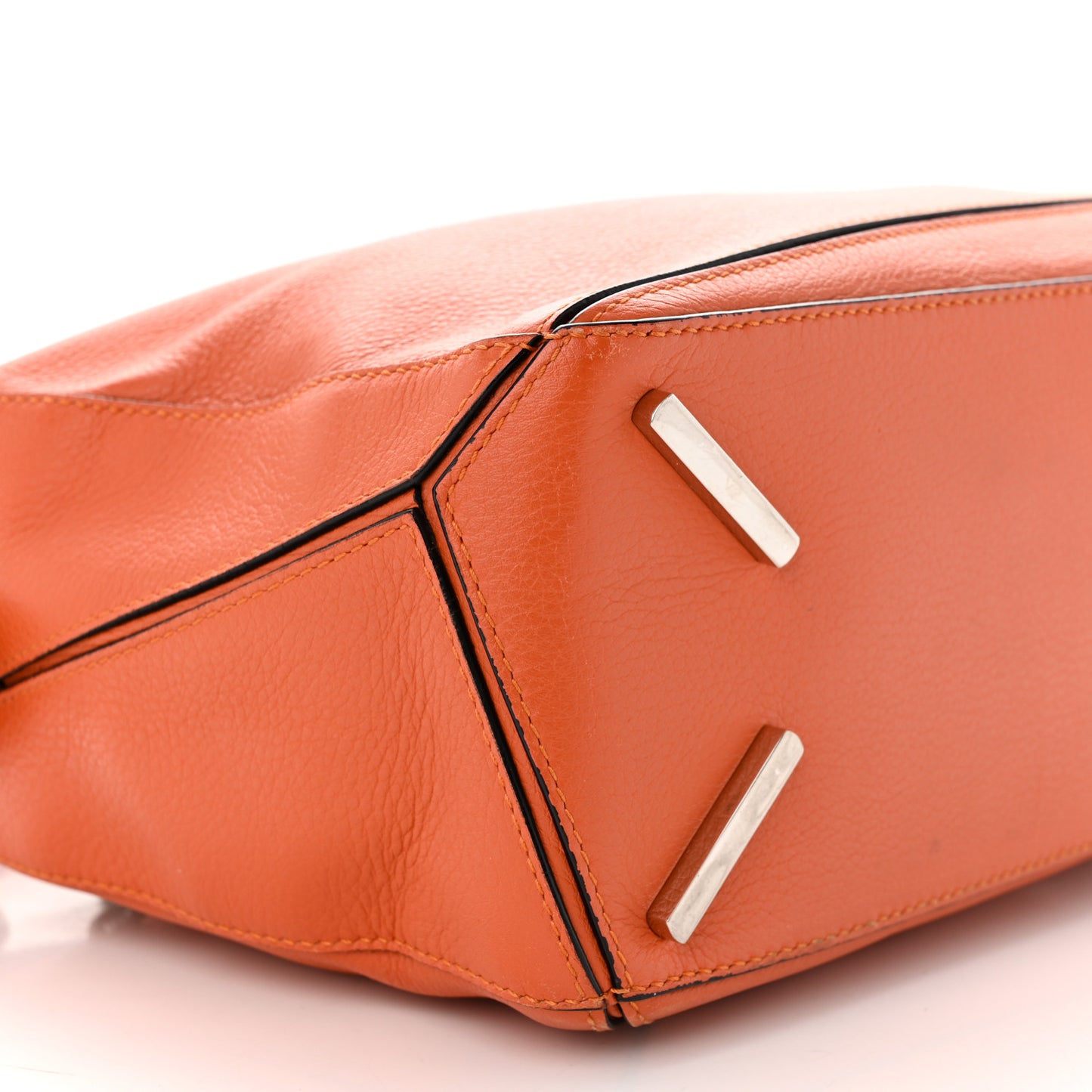 Calfskin Small Puzzle Bag Coral