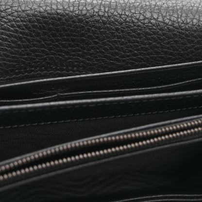 Gucci Calfskin GG Marmont Chain Wallet Black 7 of 10