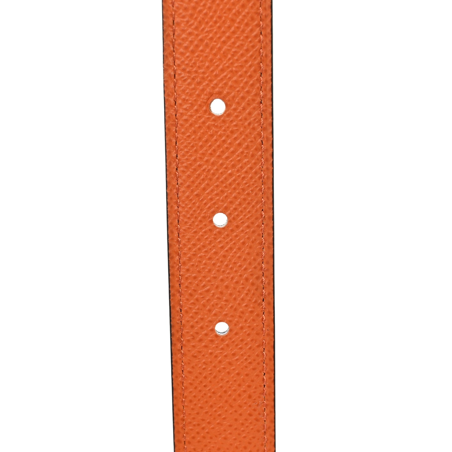 Swift Epsom 24mm Constance H Belt 70 Black Orange