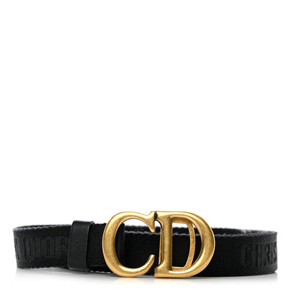 Christian Dior Nylon 20mm Saddle Belt Black 2 of 8