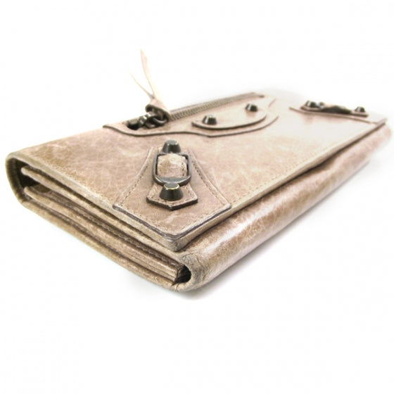 Chevre Money Wallet Taupe